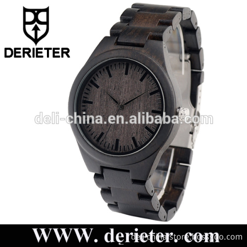 Shenzhen Factory OEM Custom Logo Watches Wood Japanese Movement